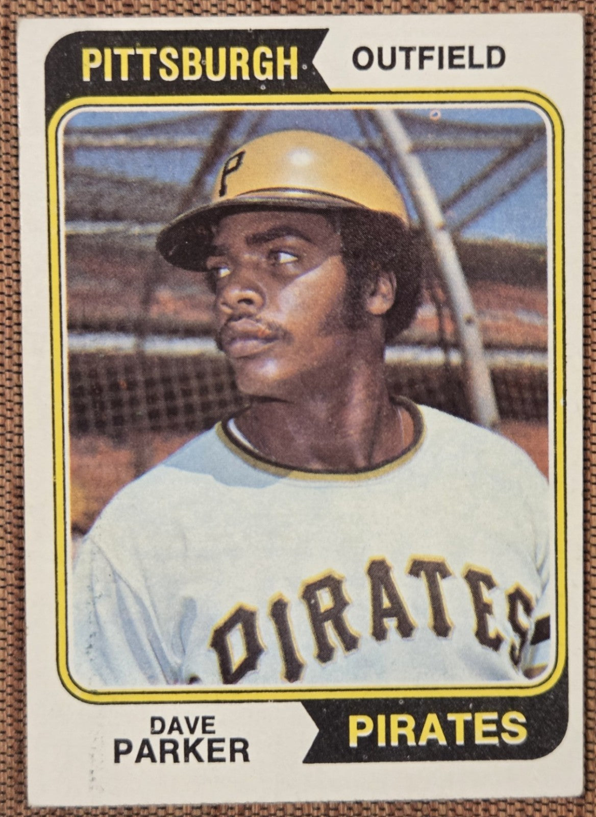 1974 Topps #252 Dave Parker Pittsburgh Pirates Rookie Baseball Card RC HOF0