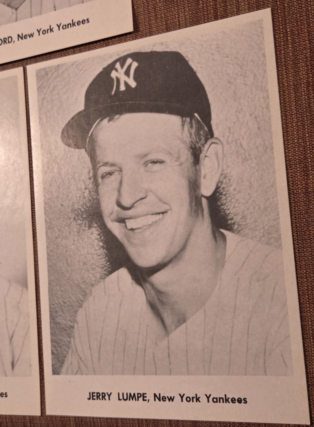 1958 Jay Publishing Yankees Whitey Ford HOF Lumpe McDougald 5x7 Baseball Photos2