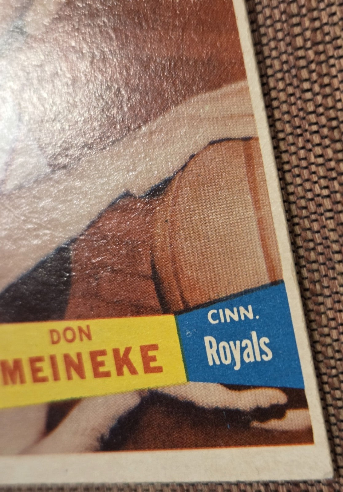1957 Topps #21 Don Meineke Cincinnati Royals Original Rookie Basketball Card RC3