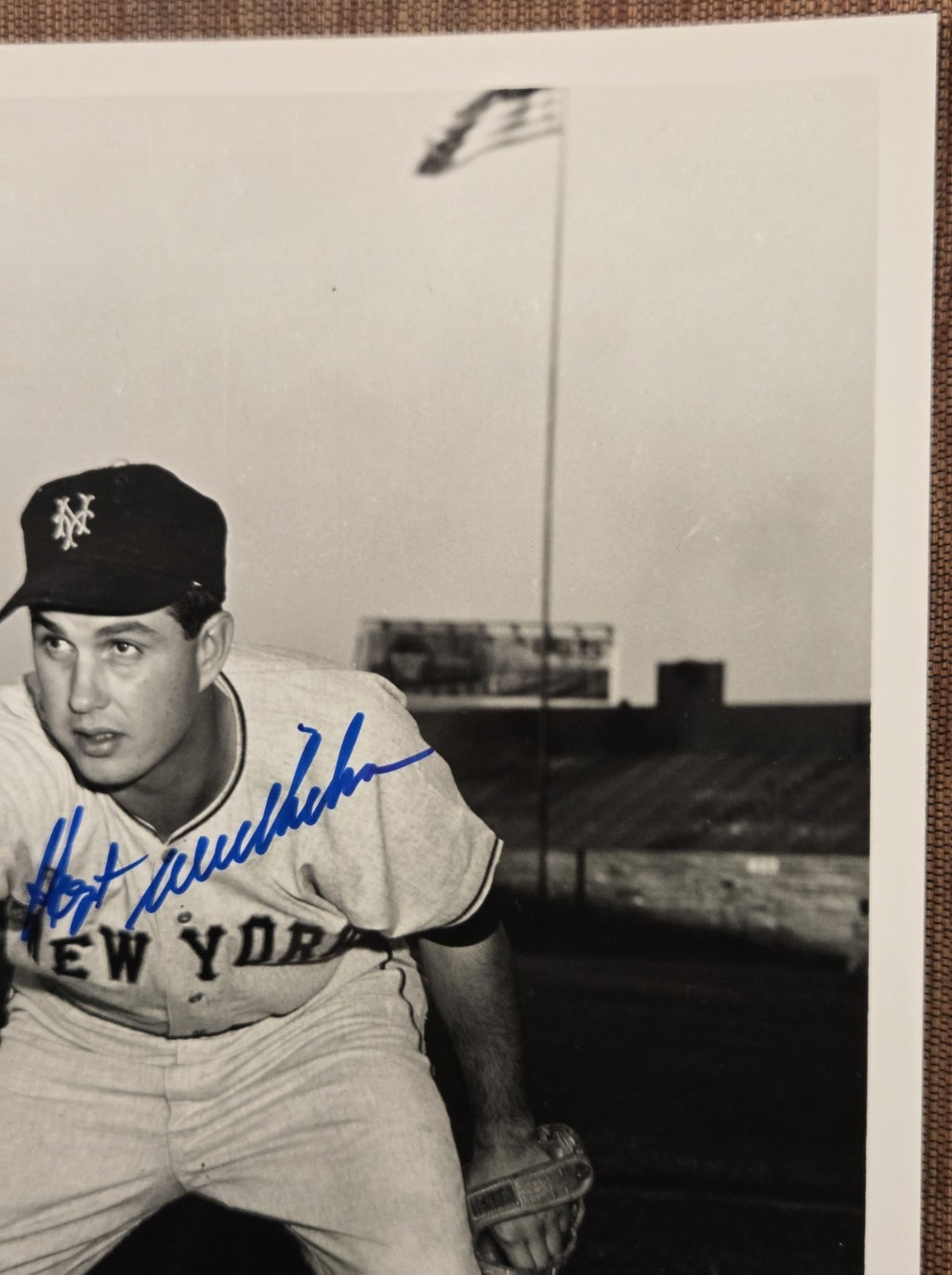 Hoyt Wilhelm AUTO Orioles Giants White Sox Baseball Signed 8 x 10 Photo JSA HOF2