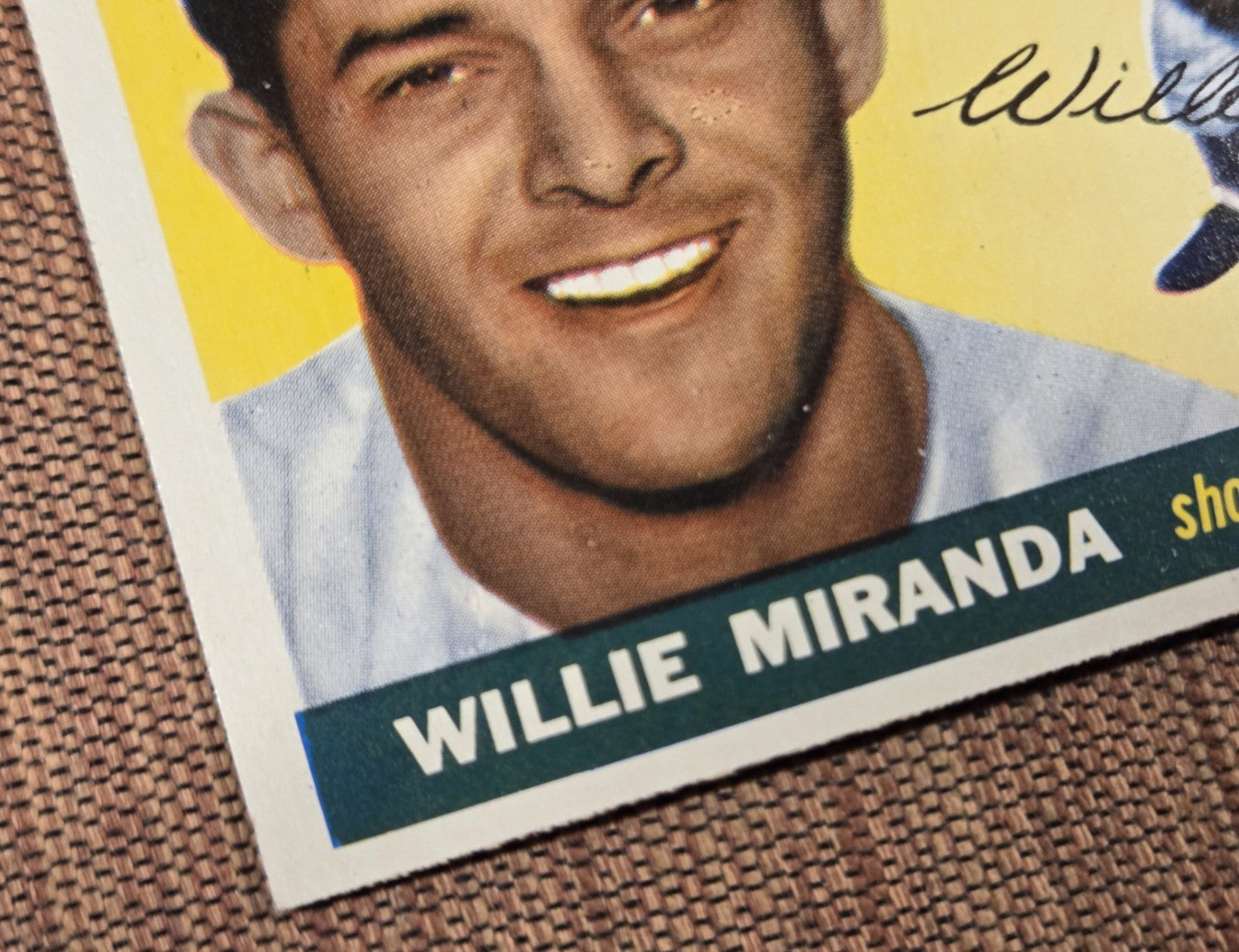 1955 Topps #154 Willie Miranda Baltimore Orioles Vintage Original Baseball Card4