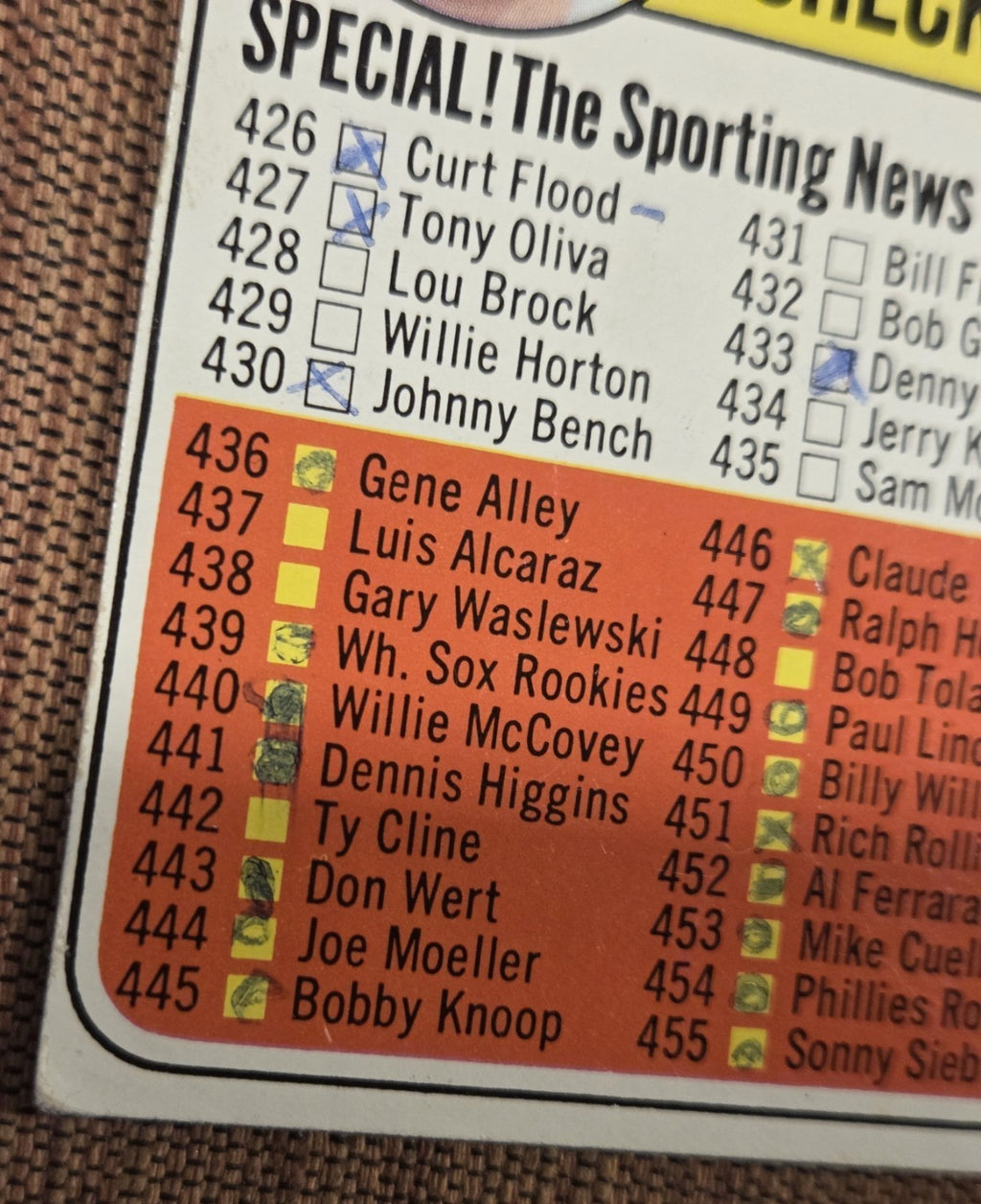 1969 Topps #412 Mickey Mantle New York Yankees Original Baseball Card HOF4