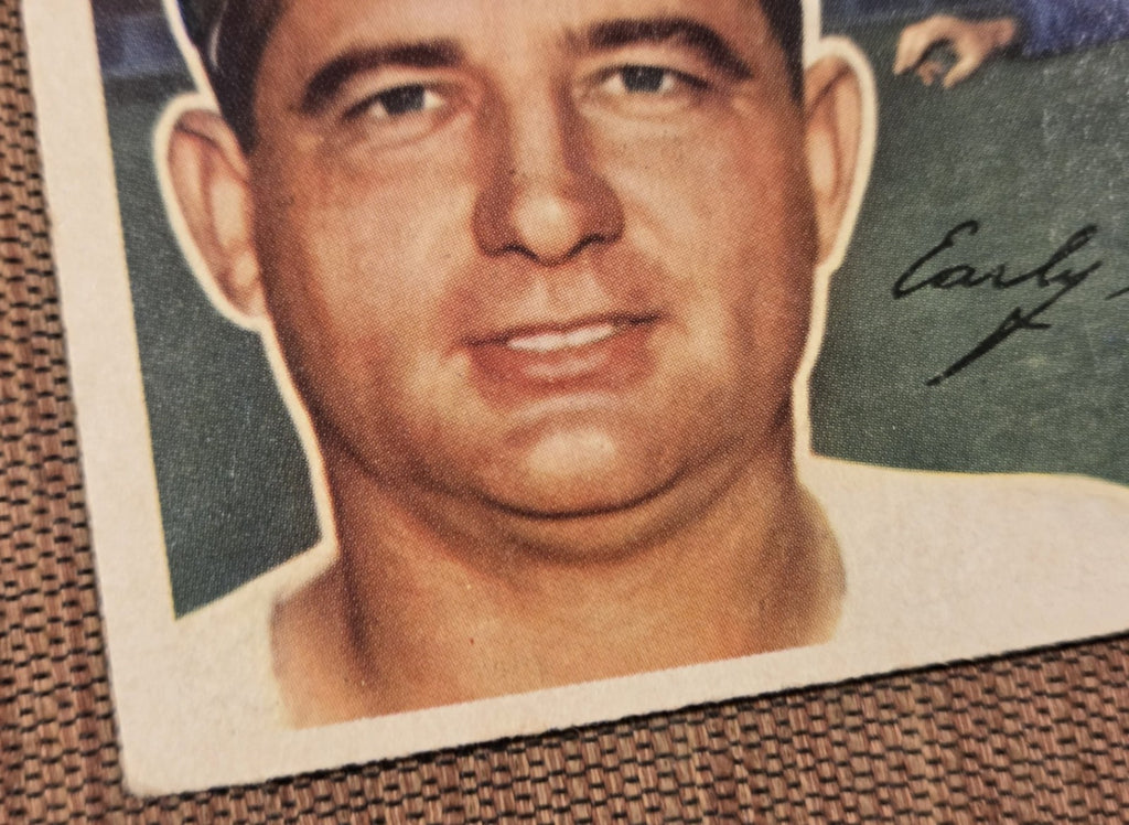 1956 Topps #187 Early Wynn Cleveland Indians Authentic Originl Baseball Card HOF4