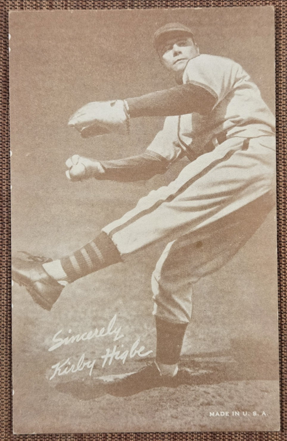 1939 Exhibits Kirby Higbe Phillies Dodgers Cubs Pirates Giants Baseball Card0