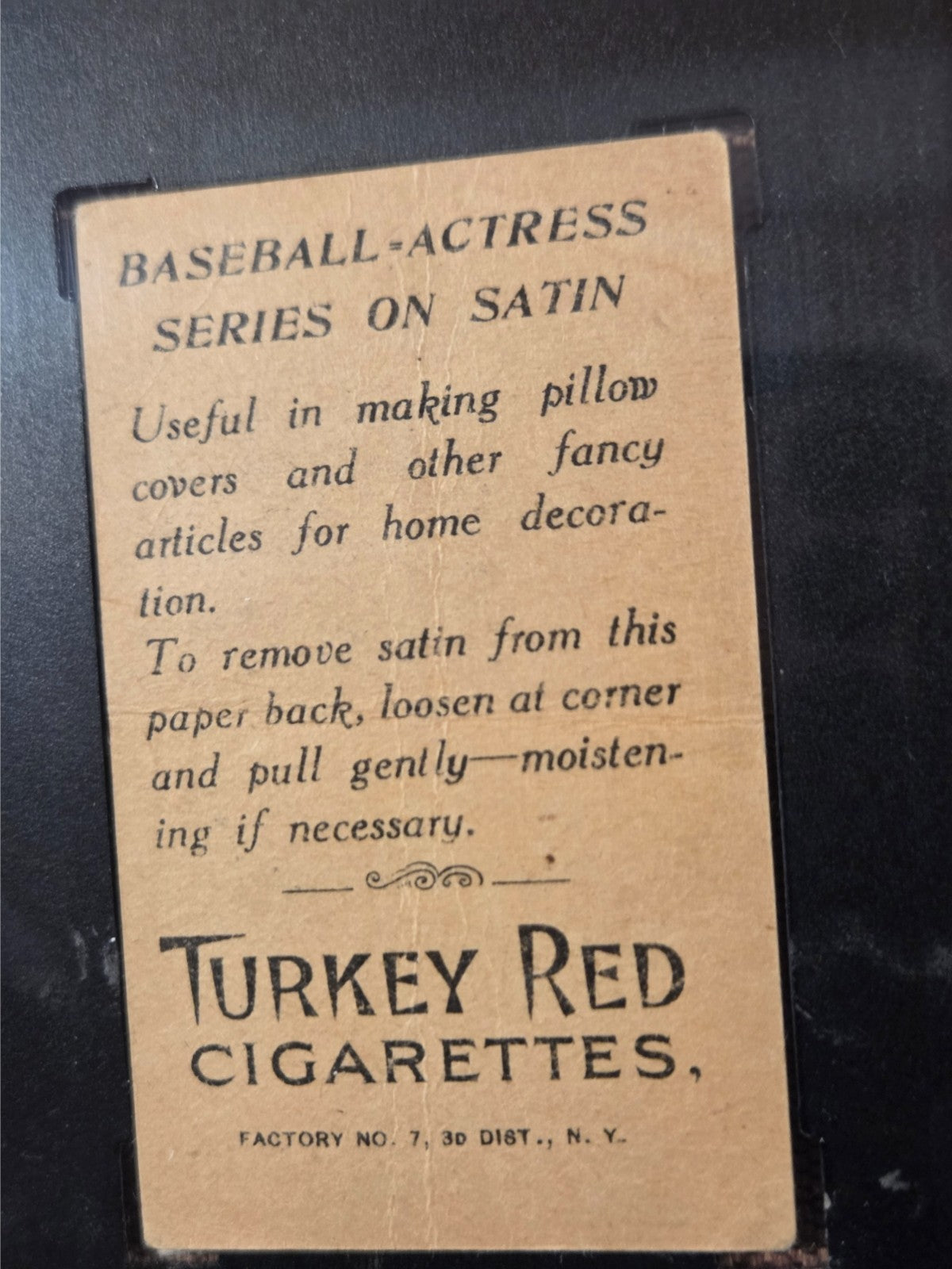 1909 S74 White Silks Turkey Red Ty Cobb Detroit Tigers Baseball Silks SGC 2.5 GD3
