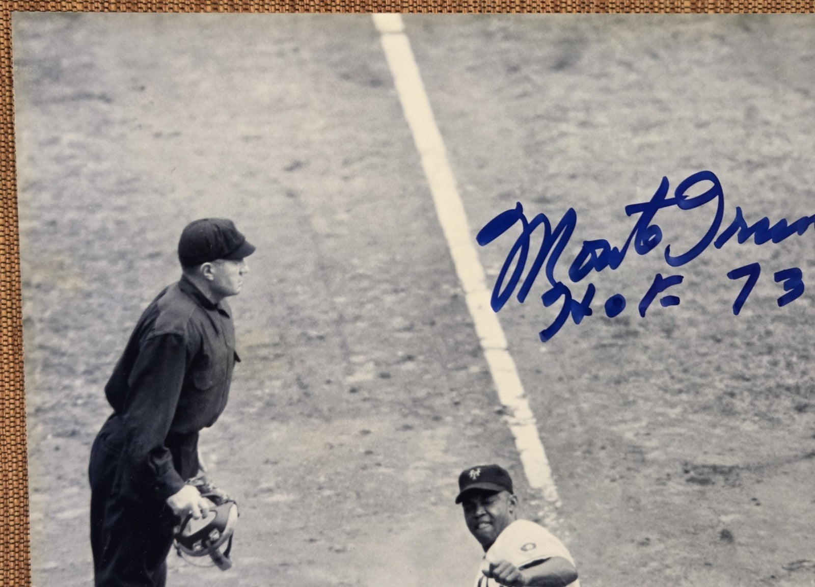 Monte Irvin AUTO 8 x 10 New York Giants Baseball Signed Photo Tristar HOF1