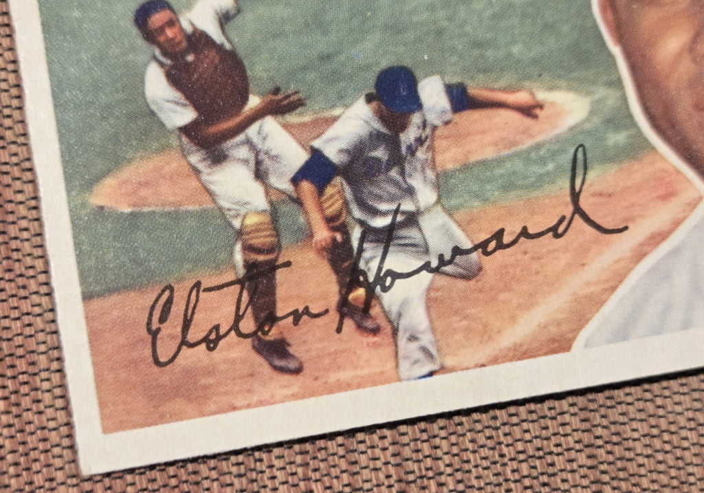 1956 Topps #208 Elston Howard New York Yankees Vintage Original Baseball Card3