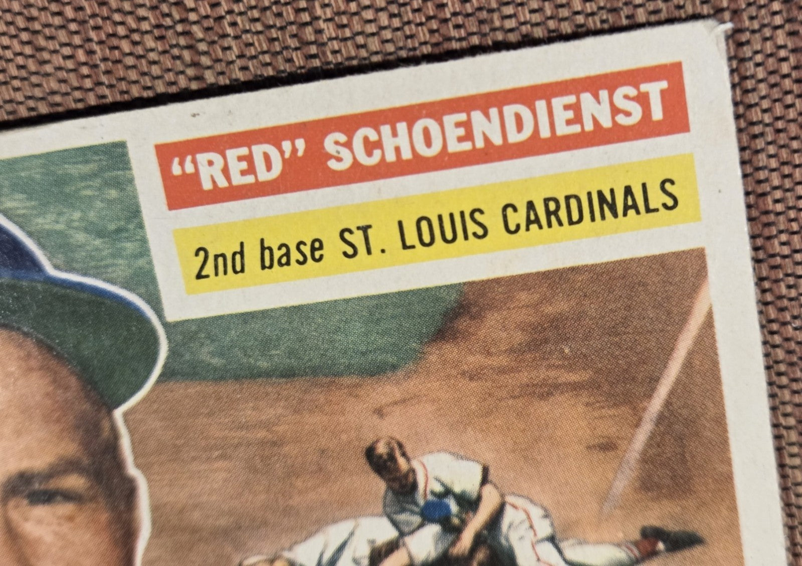 1956 Topps #165 Red Schoendienst St. Louis Cardinals Original Baseball Card HOF3