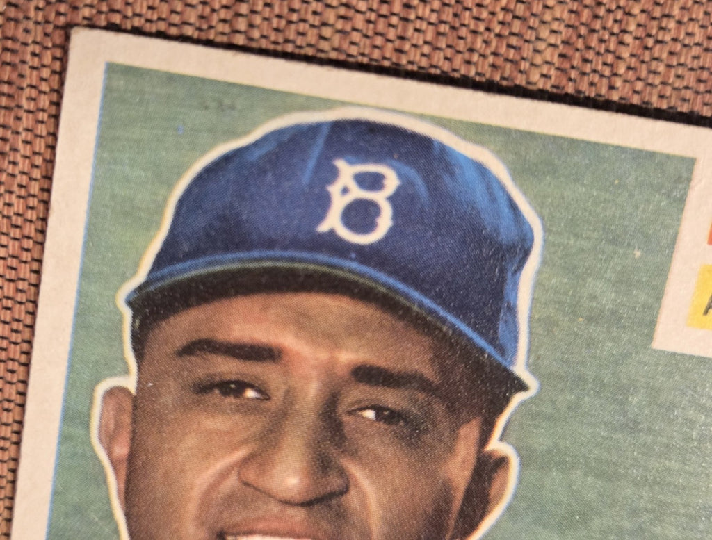 1956 Topps #235 Don Newcombe Brooklyn Dodgers Vintage Original Baseball Card4
