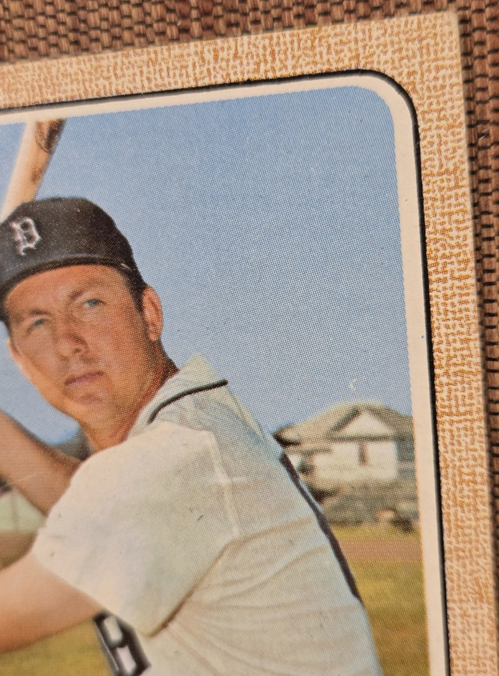 1968 Topps #240 Al Kaline Detroit Tigers Authentic Original Baseball Card HOF2