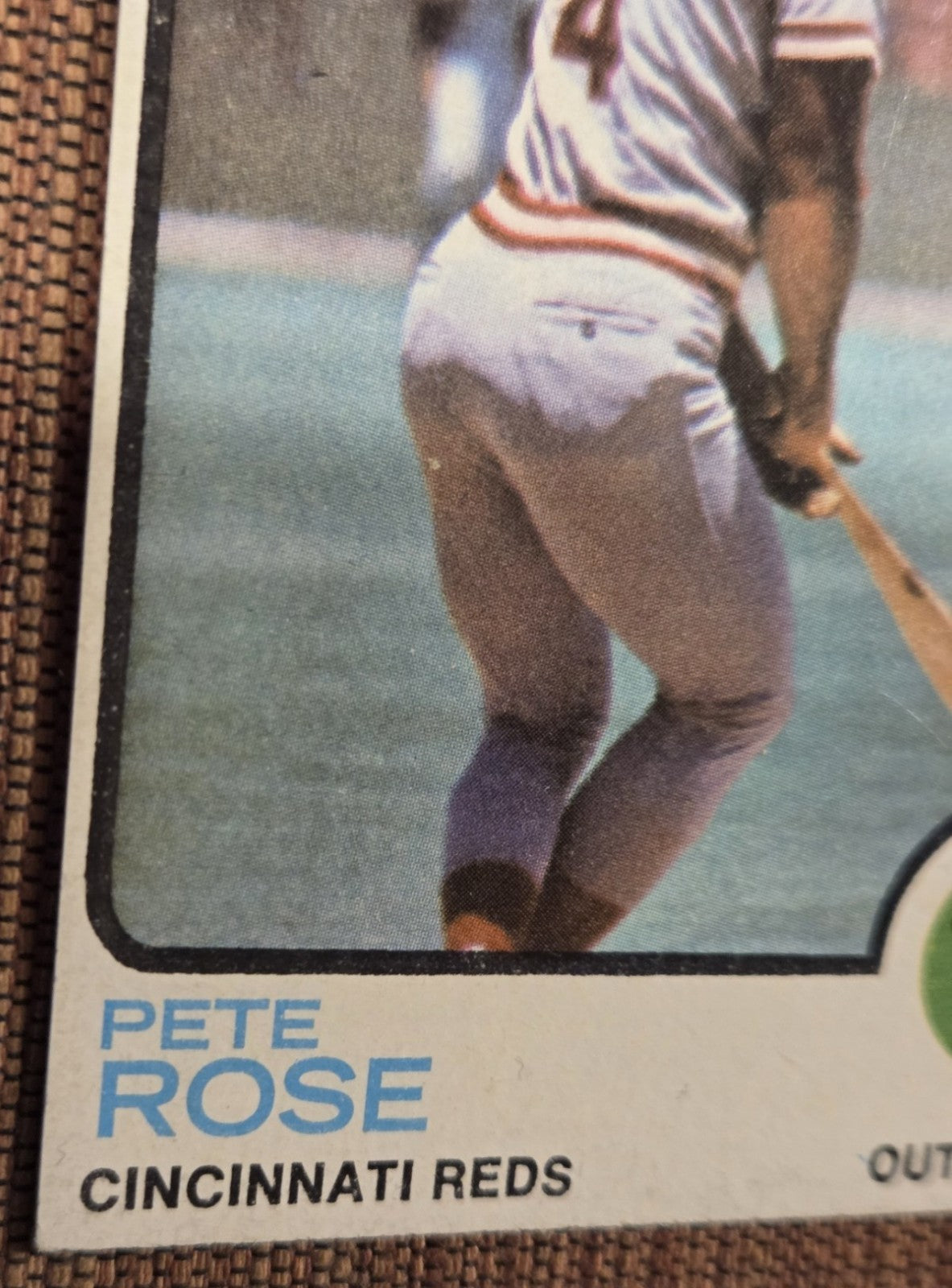 1973 Topps #130 Pete Rose Cincinnati Reds Vintage Original Baseball Card4