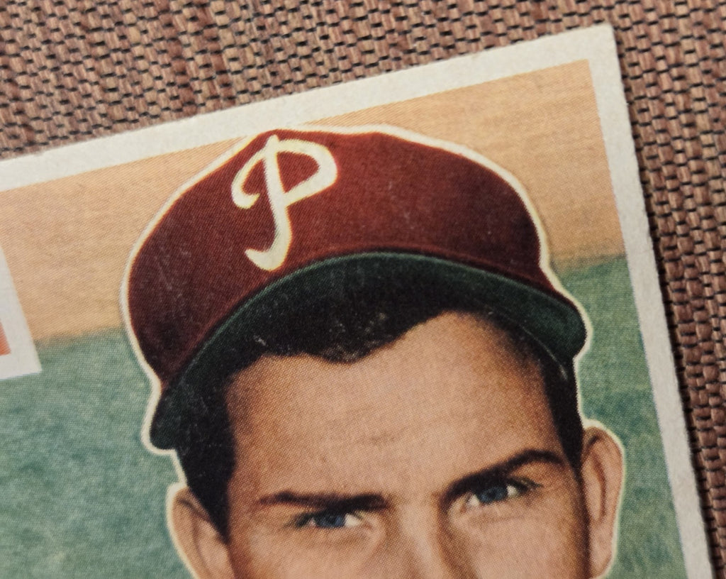 1956 Topps #180 Robin Roberts Philadelphia Phillies Original Baseball Card HOF2