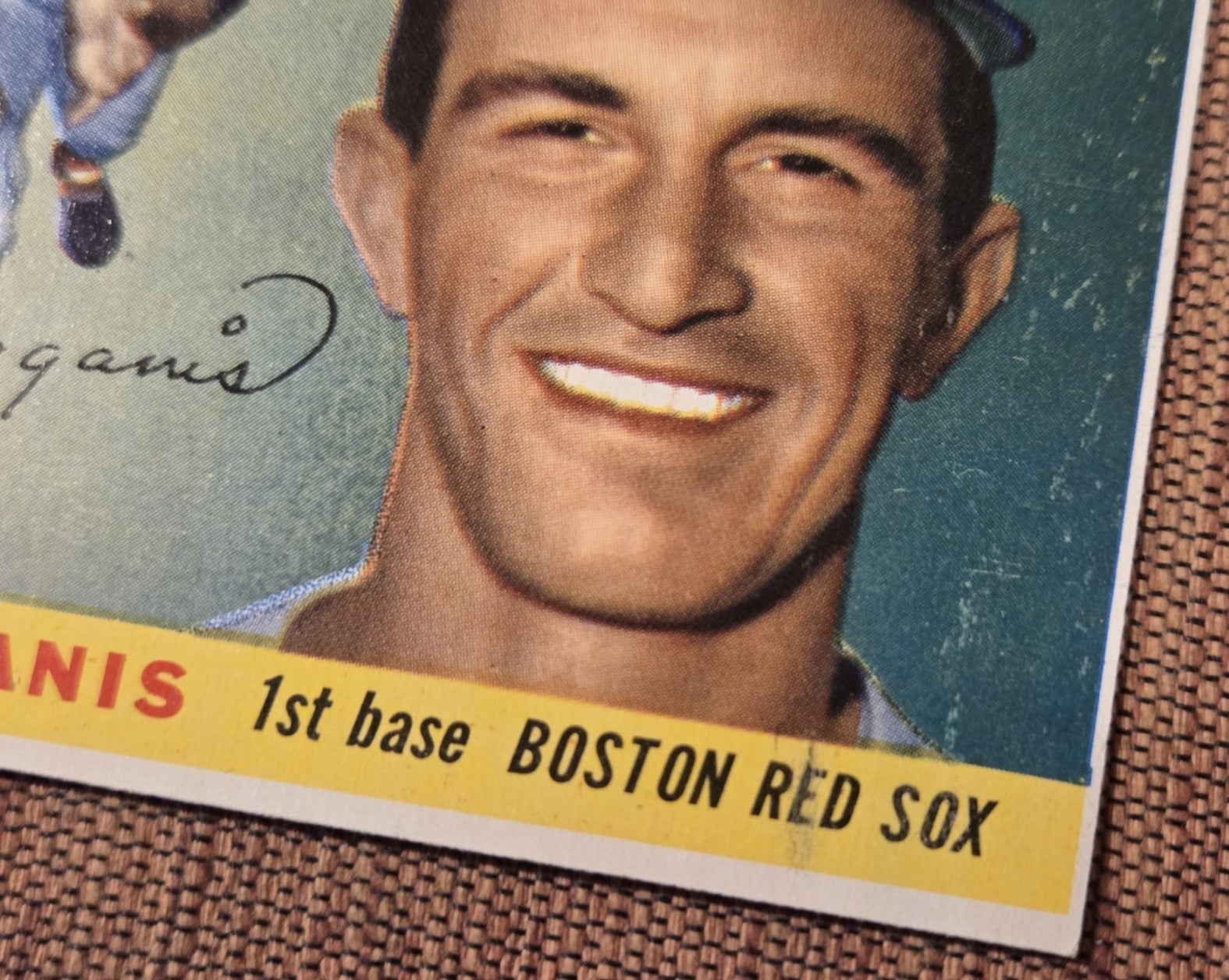 1955 Topps #152 Harry Agganis Boston Red Sox Original Rookie Baseball Card RC3