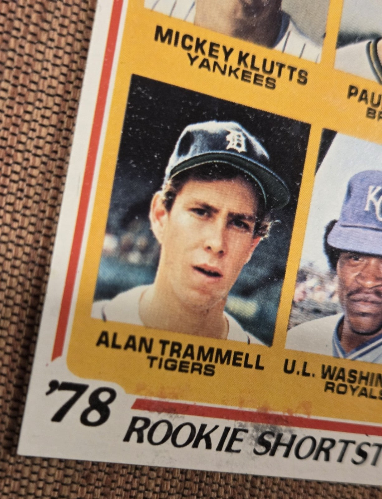 1978 Topps #707 Paul Molitor Alan Trammel Brewers Rookie Baseball Card HOF RC0