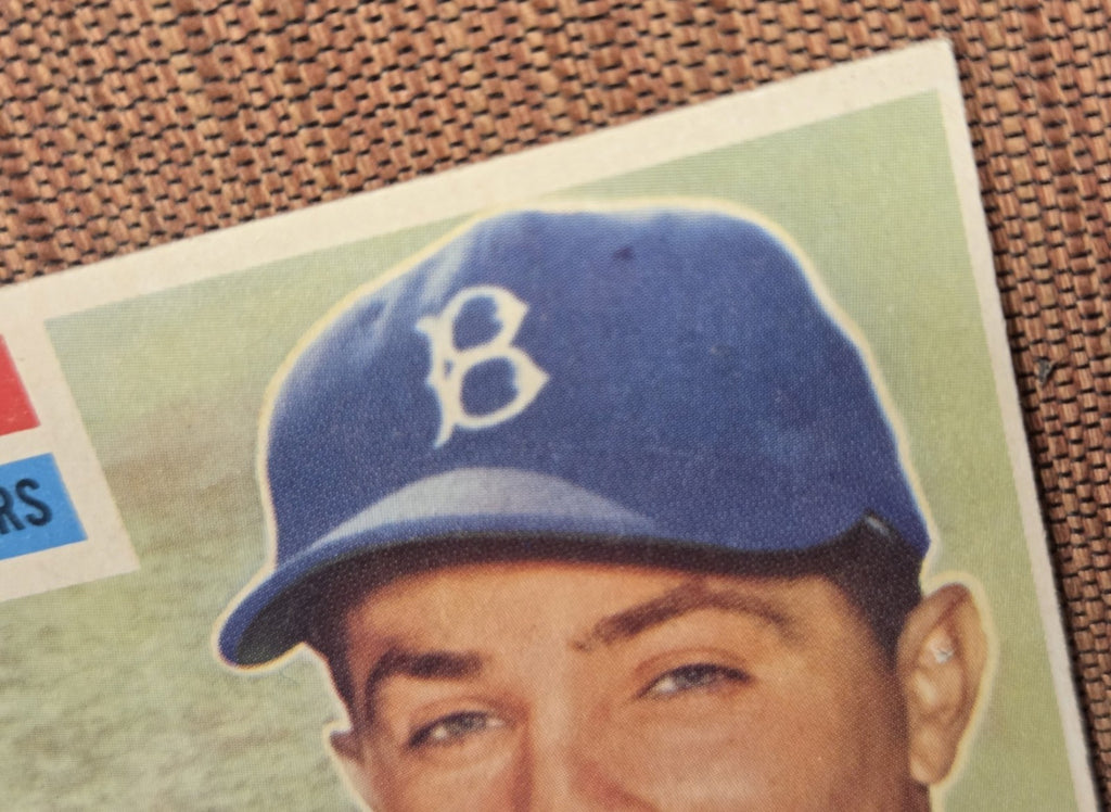1956 Topps #190 Carl Furillo Brooklyn Dodgers Authentic Original Baseball Card2