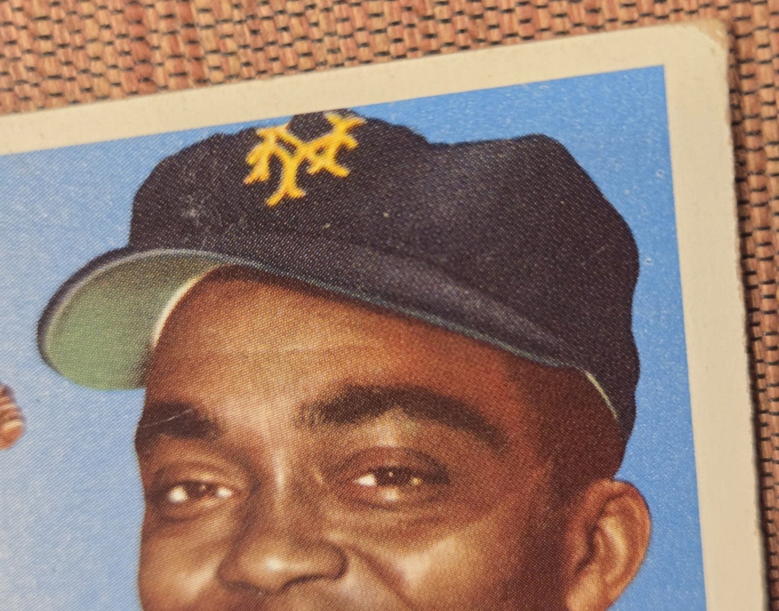 1955 Topps #100 Monte Irvin New York Giants Vintage Original Baseball Card HOF2