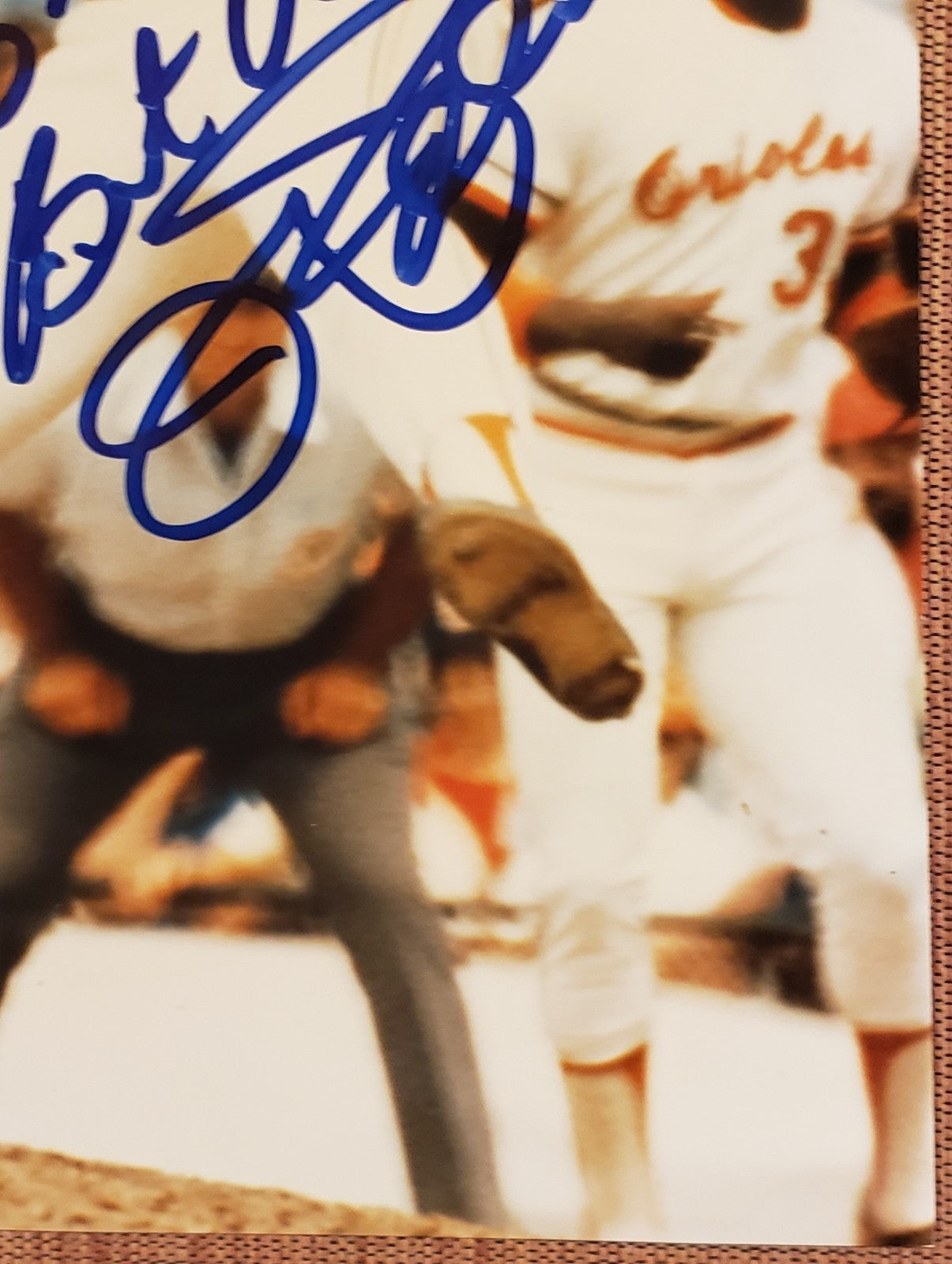 Jim Palmer Auto Baltimore Orioles Vintage Original Baseball 8x10 Photo JSA HOF3