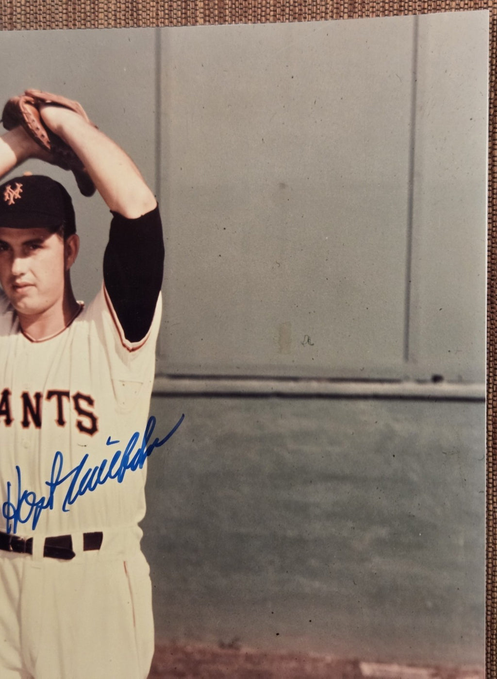 Hoyt Wilhelm AUTO Orioles Giants White Sox Baseball Signed 8 x 10 Photo JSA HOF2