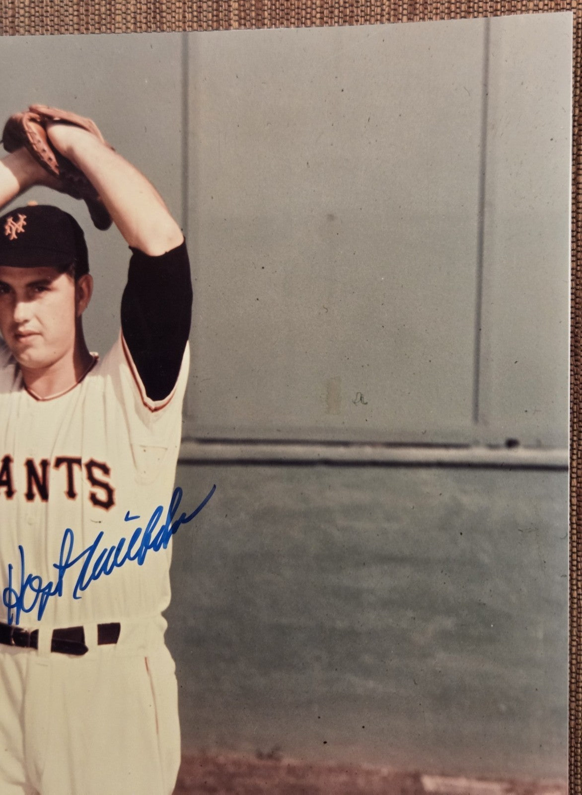 Hoyt Wilhelm AUTO Orioles Giants White Sox Baseball Signed 8 x 10 Photo JSA HOF2