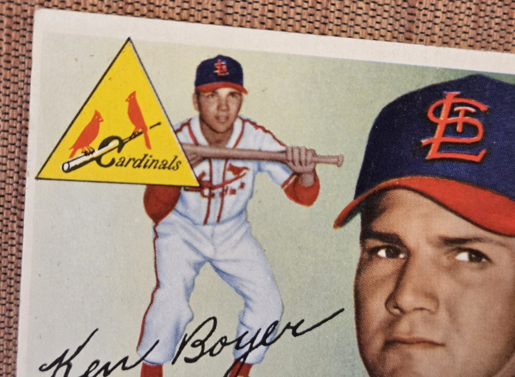 1955 Topps #125 Ken Boyer St. Louis Cardinals Original Rookie Baseball Card RC1