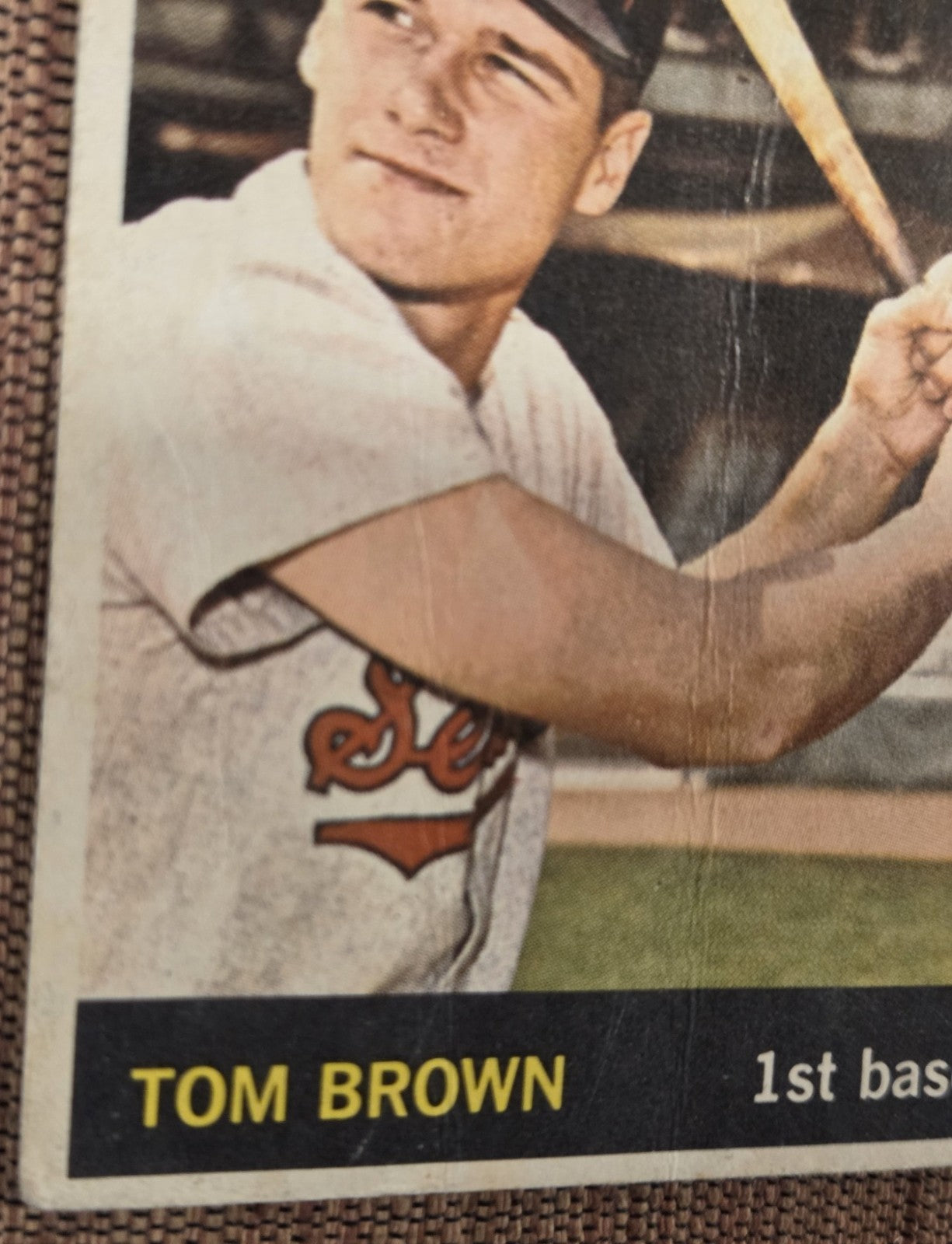 1964 Topps Venezuelan #311 Tom Brown Washington Senators Vintage Baseball Card4