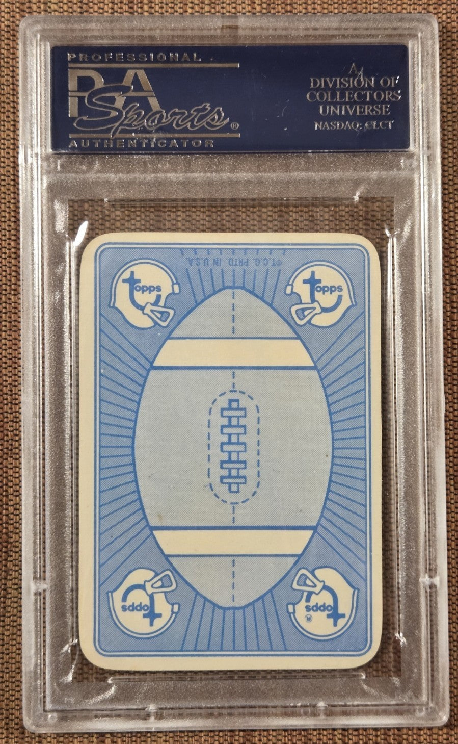 1971 Topps Game #16 Bob Hayes Dallas Cowboys Original Football Card PSA 7 NM1