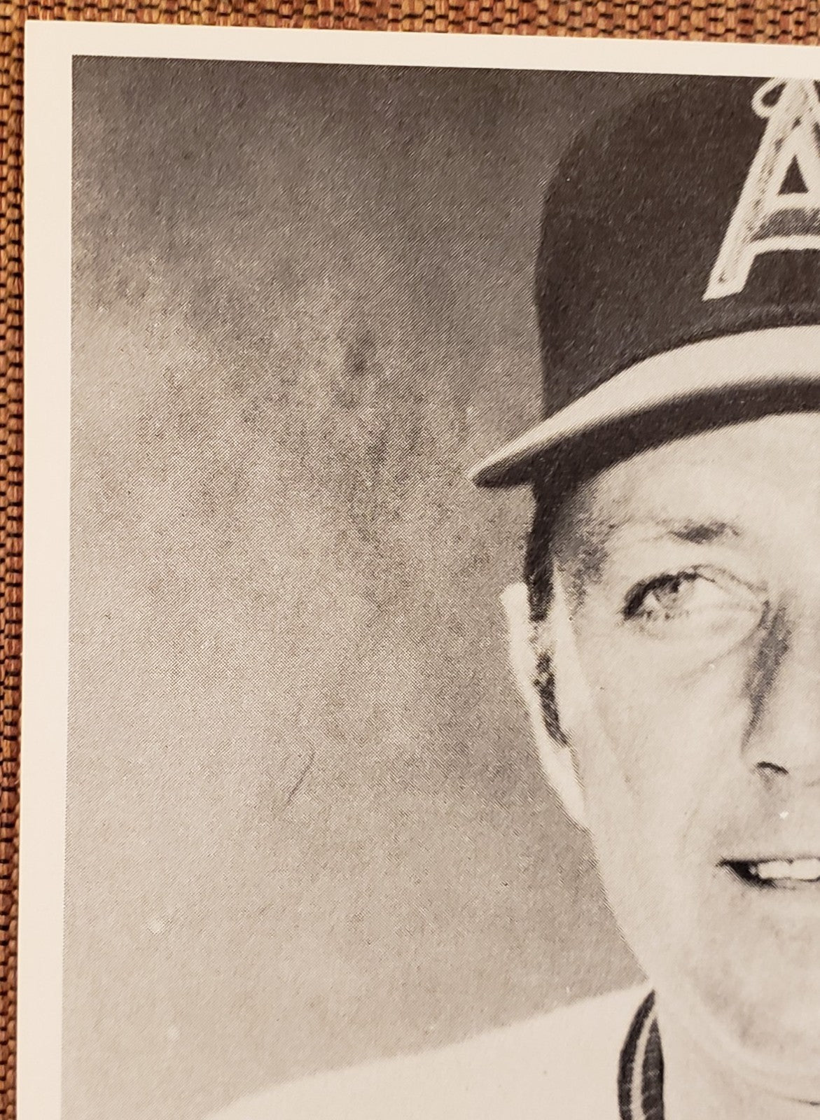 Tom Morgan Auto California Angels Vintage Original Baseball 5x7 Photo JSA2