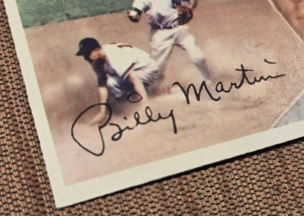 1956 Topps #181 Billy Martin New York Yankees Authentic Original Baseball Card4