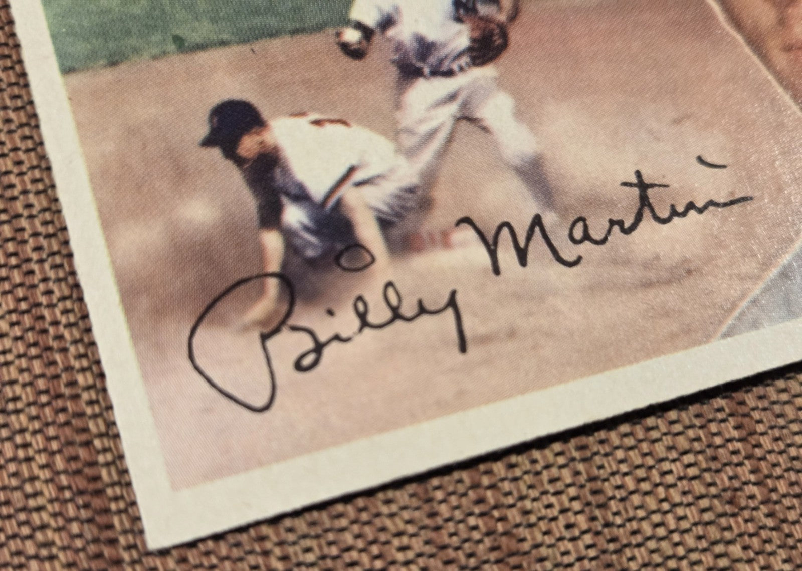 1956 Topps #181 Billy Martin New York Yankees Authentic Original Baseball Card4