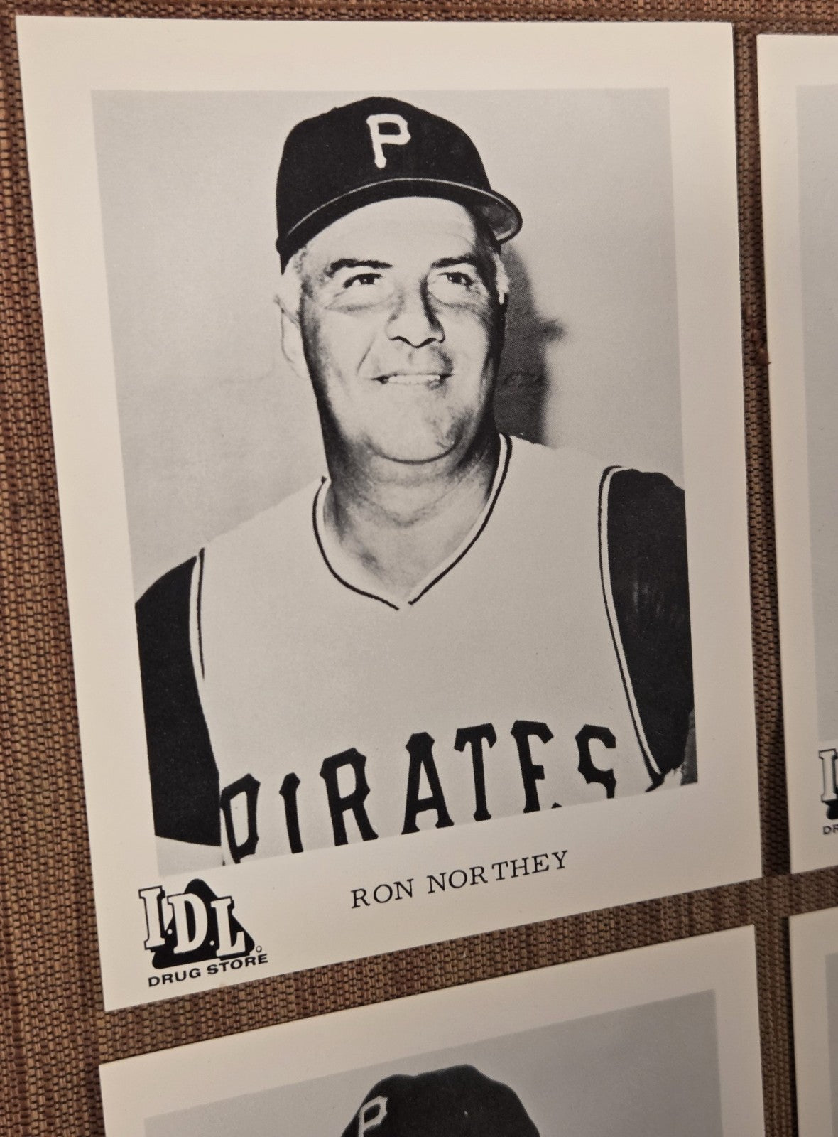 1963 IDL Drug Store Donn Clendenon Northey Oceak Gibbon Pirates Baseball Cards2
