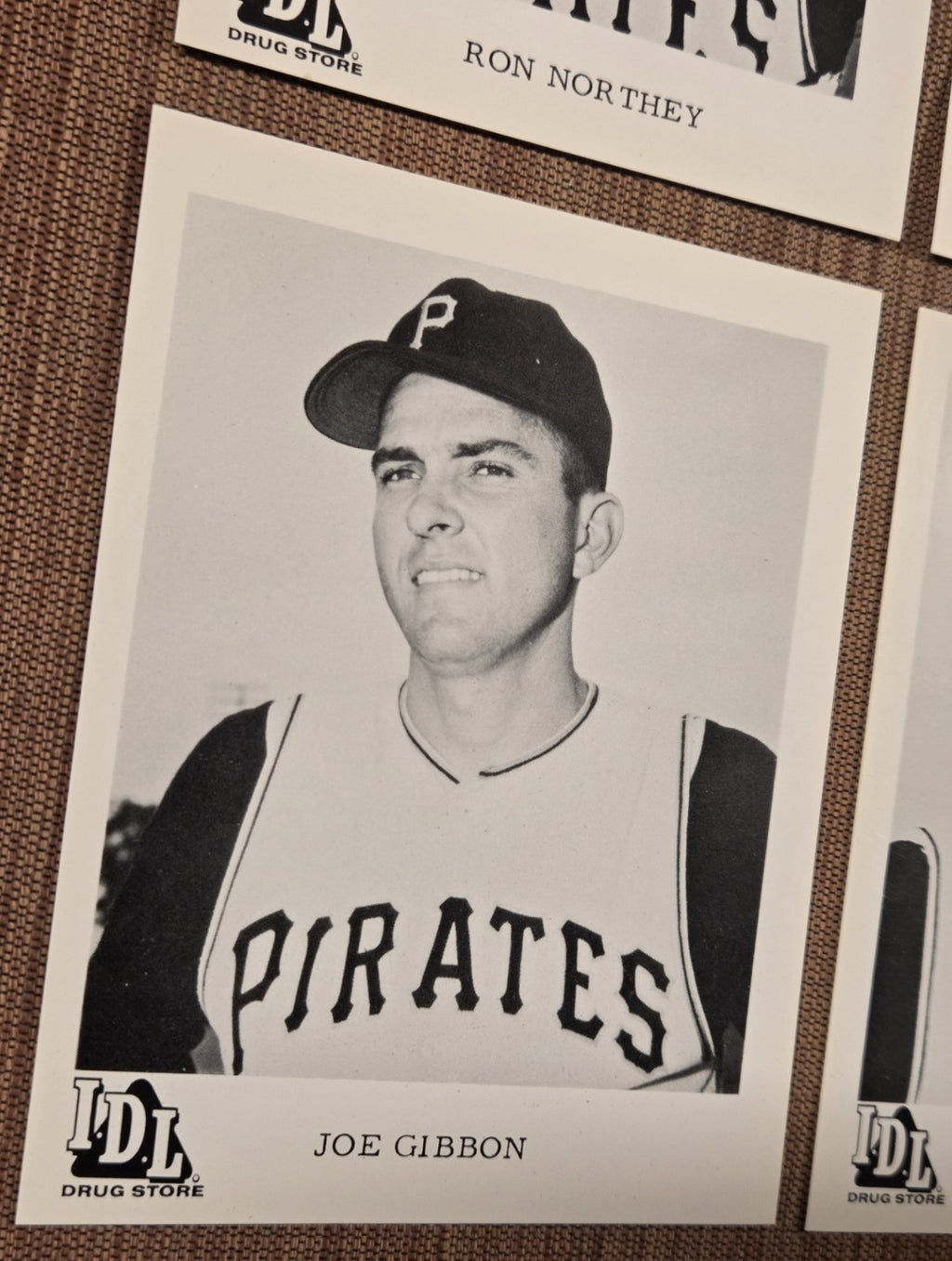 1963 IDL Drug Store Donn Clendenon Northey Oceak Gibbon Pirates Baseball Cards3