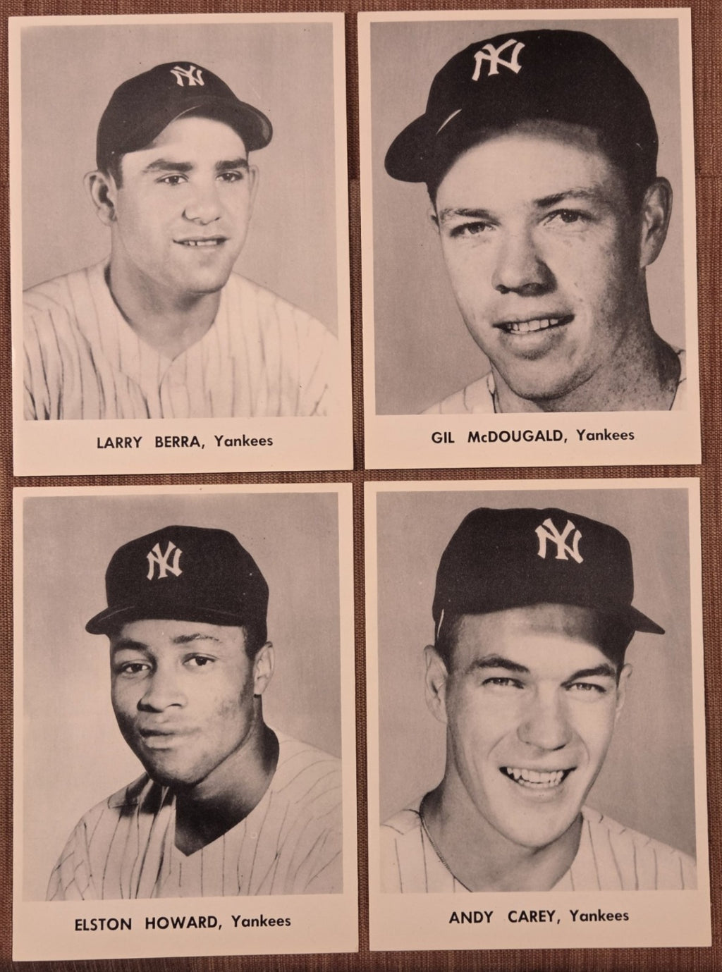 1955 New York Yankees Picture Pack Yogi Berra Howard Carey McDougald 5x7 Photos0