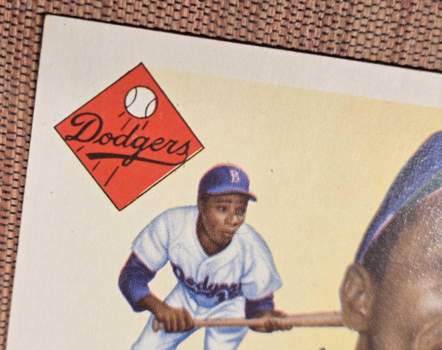 1955 Topps #75 Sandy Amoros Brooklyn Dodgers Vintage Original Baseball Card4