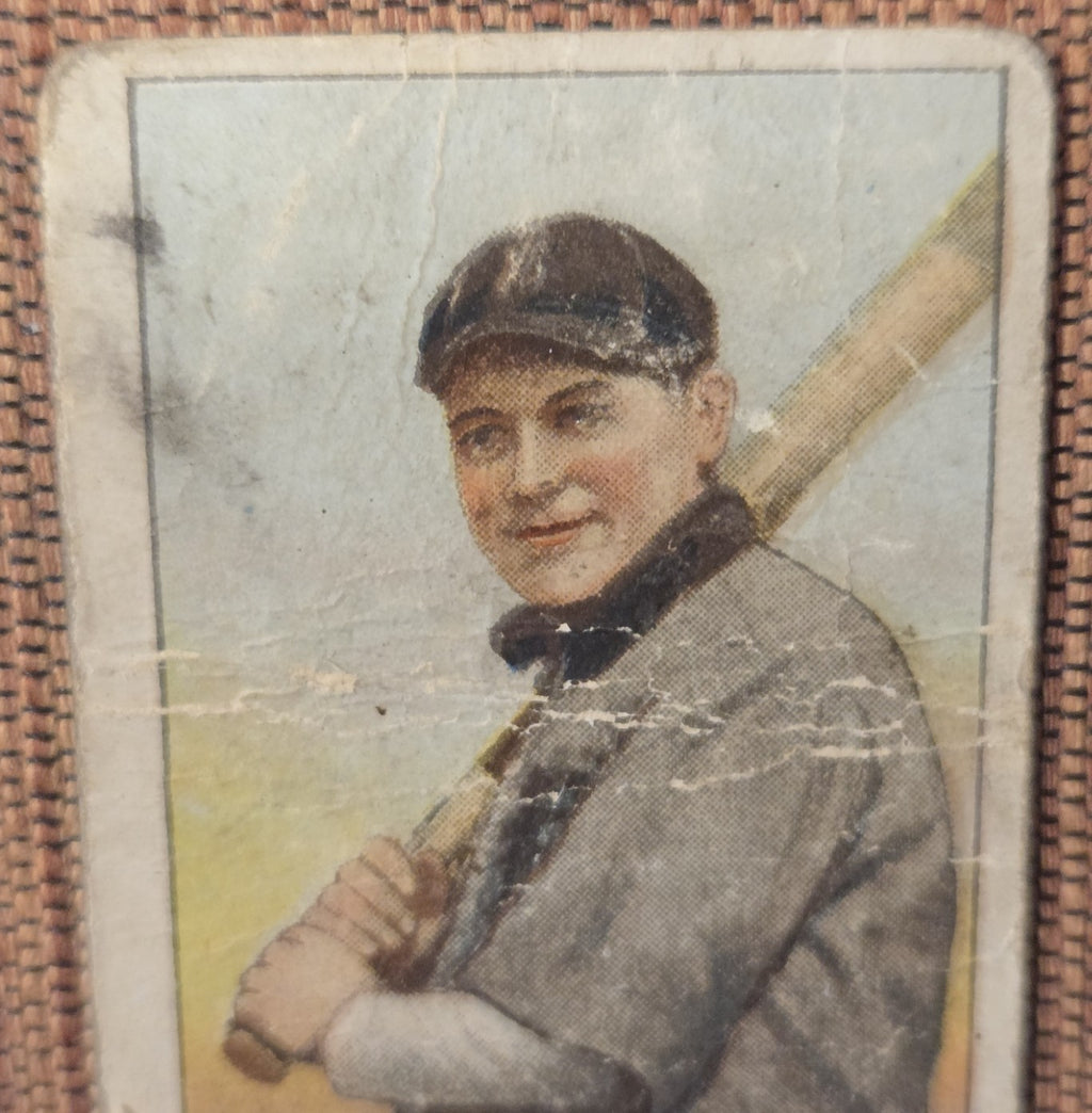 1909 Piedmont 350 w/ Bat T206 George Mullin Detroit Tigers Originl Baseball Card1