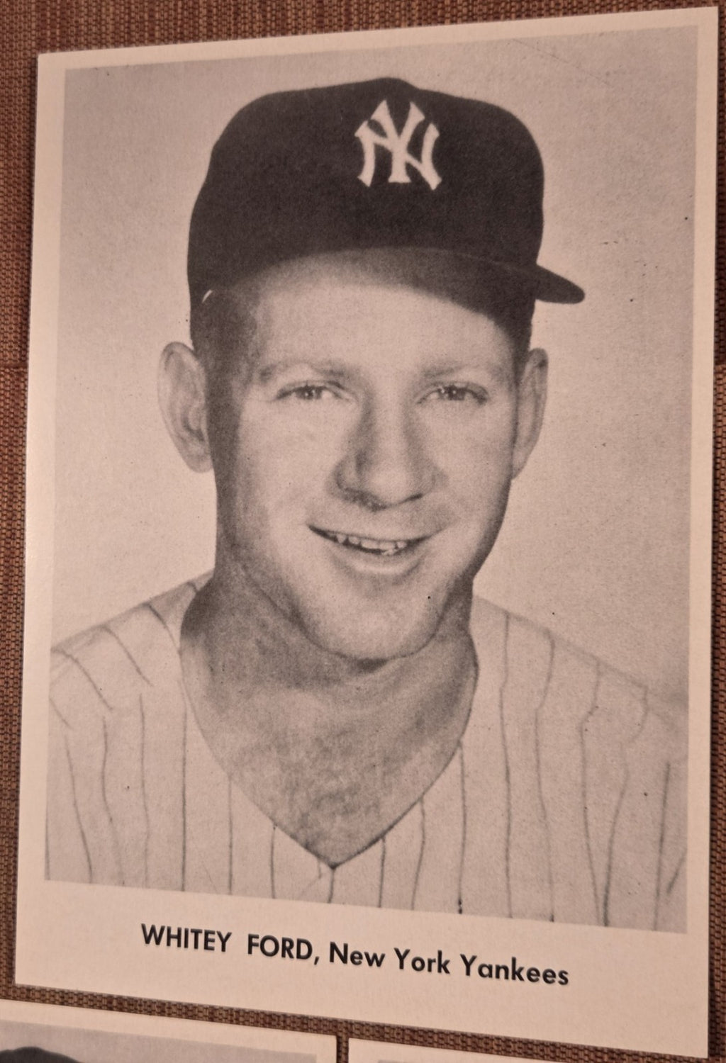 1958 Jay Publishing Yankees Whitey Ford HOF Lumpe McDougald 5x7 Baseball Photos1