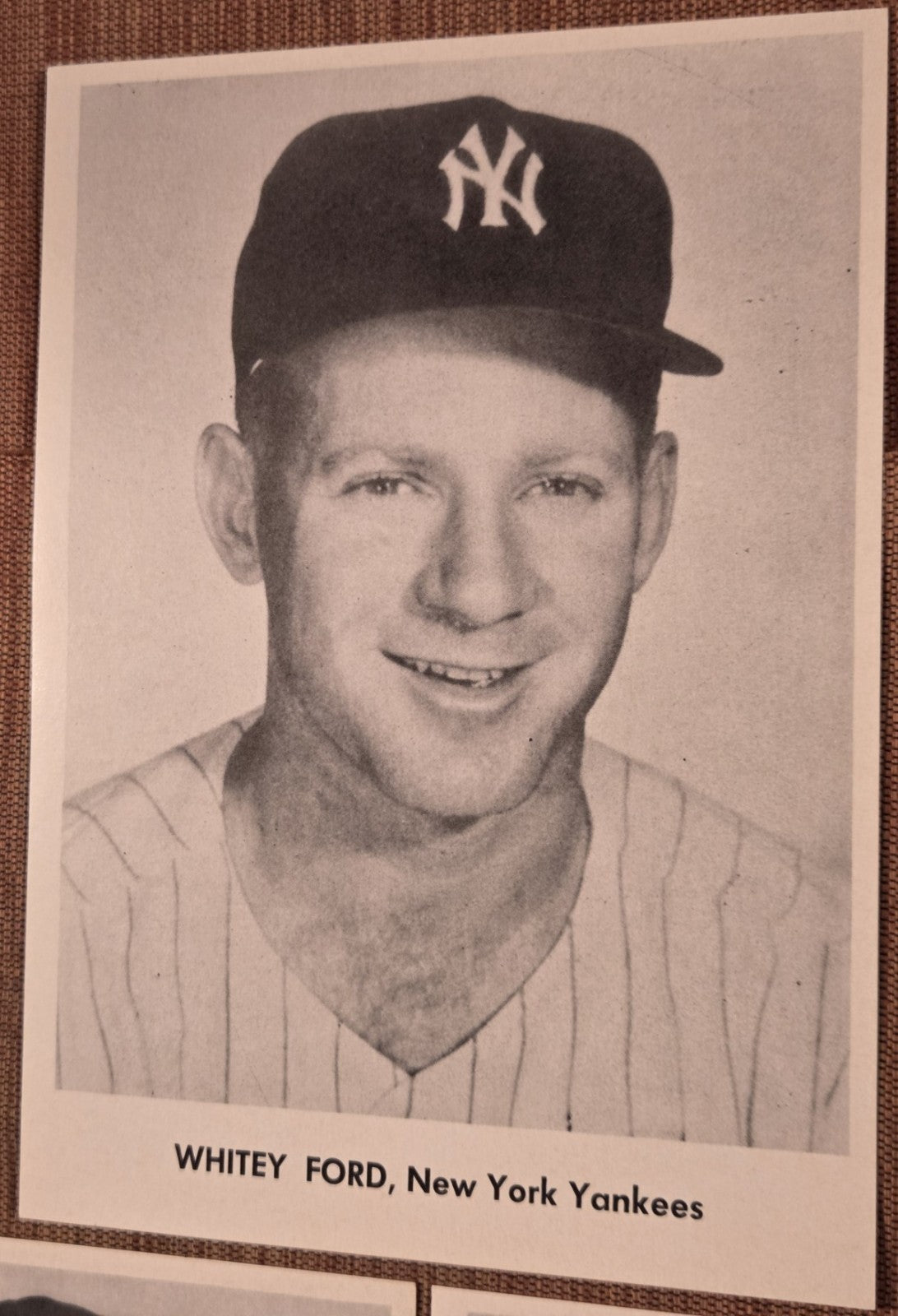 1958 Jay Publishing Yankees Whitey Ford HOF Lumpe McDougald 5x7 Baseball Photos1