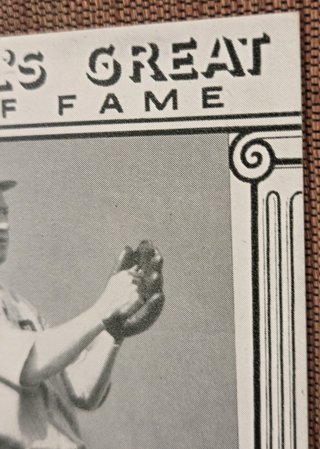 1948 Hall of Fame Exhibits Grover Cleveland Alexander Phillies Baseball Card HOF2