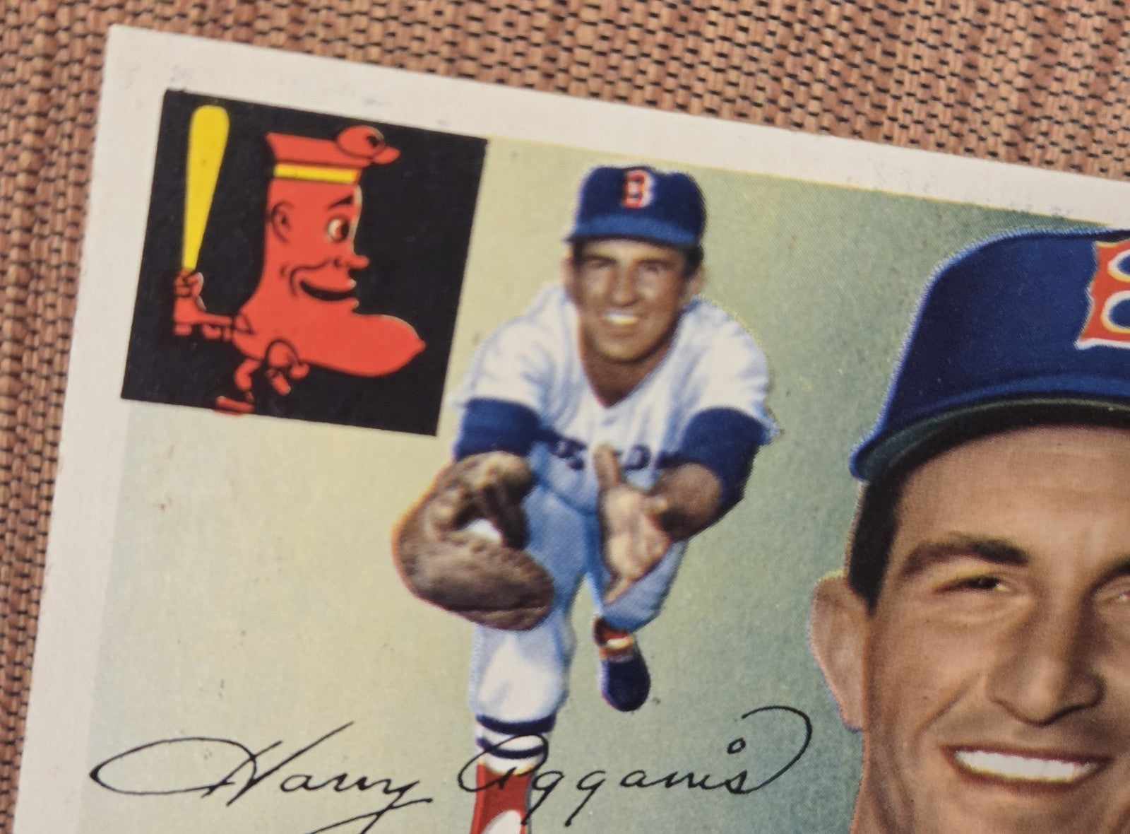 1955 Topps #152 Harry Agganis Boston Red Sox Original Rookie Baseball Card RC1