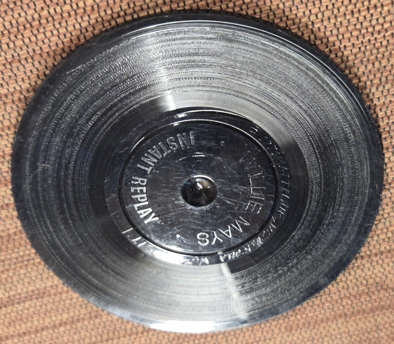 1971 Mattel Instant Replay Mini Records Willie Mays San Francisco Giants Originl4