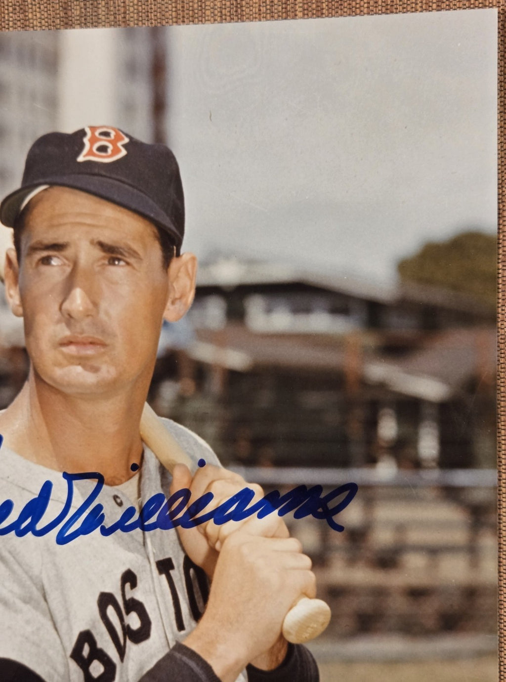 Ted Williams AUTO 8 x 10 Boston Red Sox Baseball Signed Photo JSA X15077 HOF2
