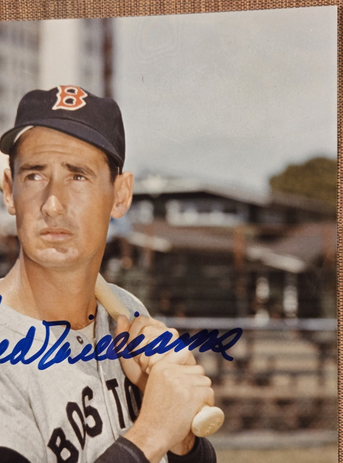 Ted Williams AUTO 8 x 10 Boston Red Sox Baseball Signed Photo JSA X15077 HOF2