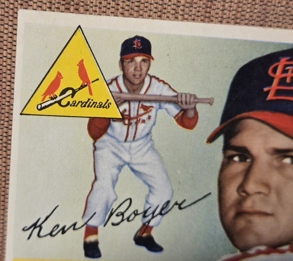 1955 Topps #125 Ken Boyer St. Louis Cardinals Original Rookie Baseball Card RC1