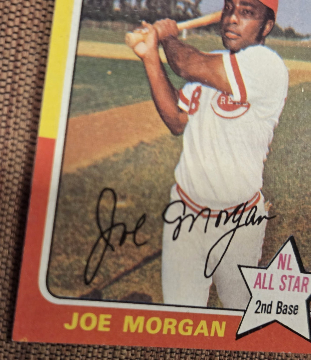 1975 Topps #180 Joe Morgan Cincinnati Reds Vintage Original Baseball Card HOF4