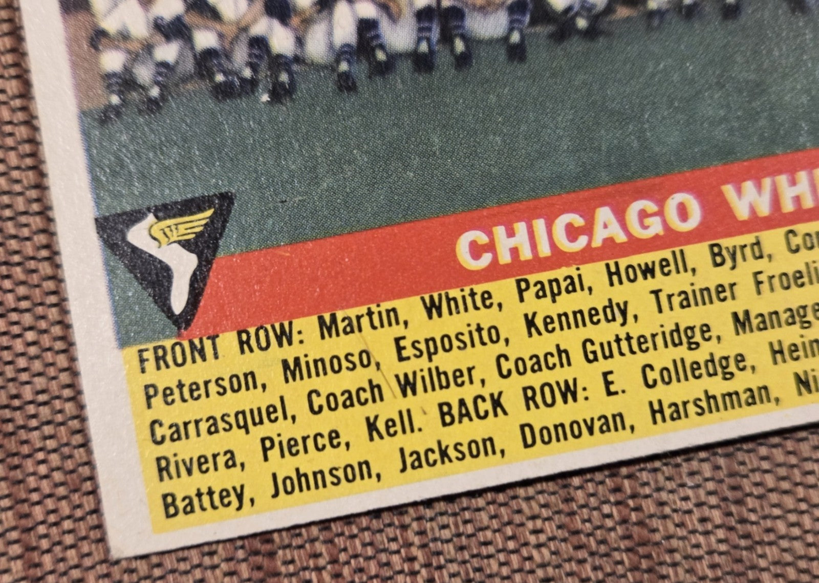 1956 Topps #188 Chicago White Sox Baseball Card Kell Fox Minoso Keller Dropo4