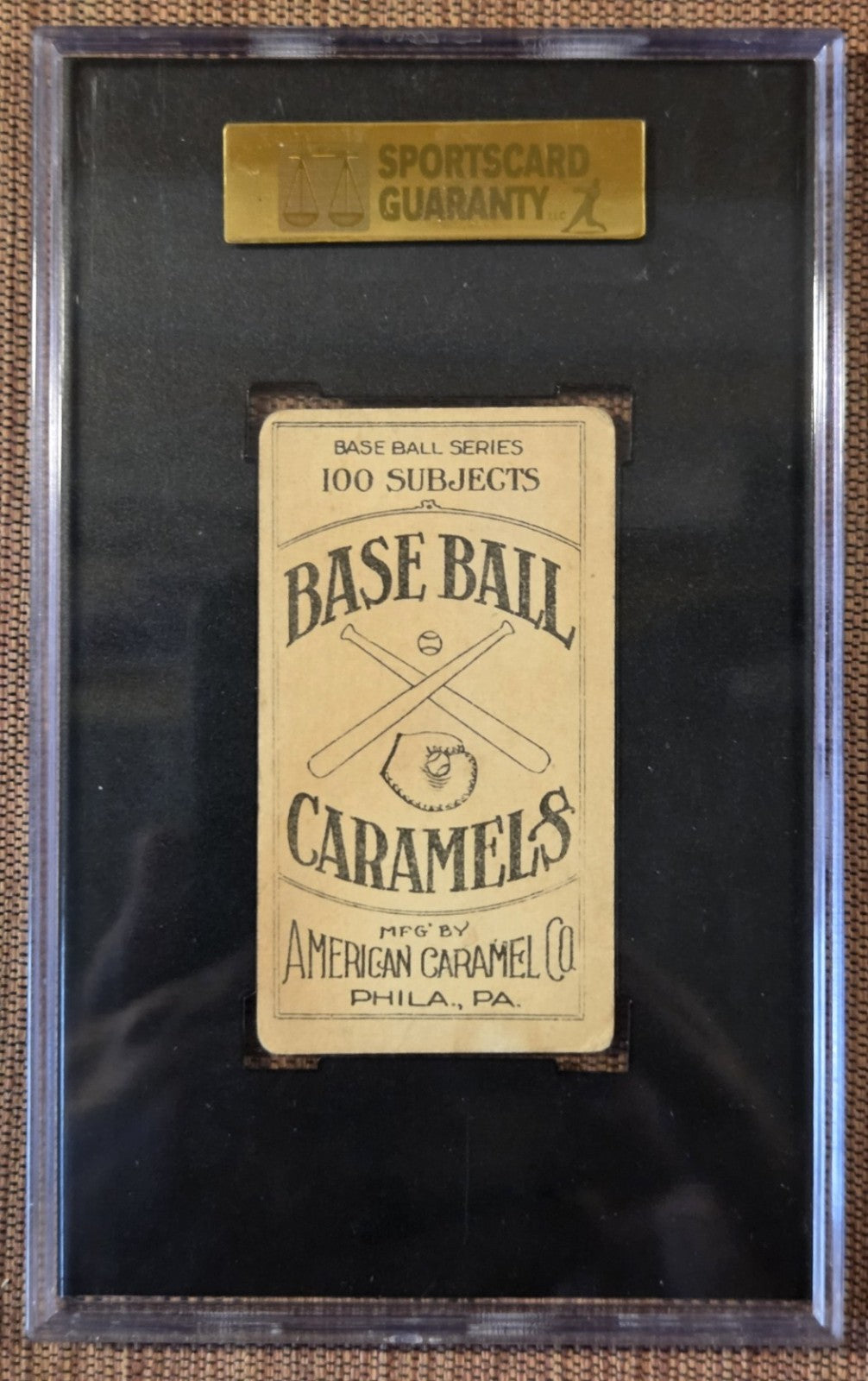 1909 American Caramel E90-1 Al Bridwell Brave Giants Cubs Baseball Card SGC 2 GD2