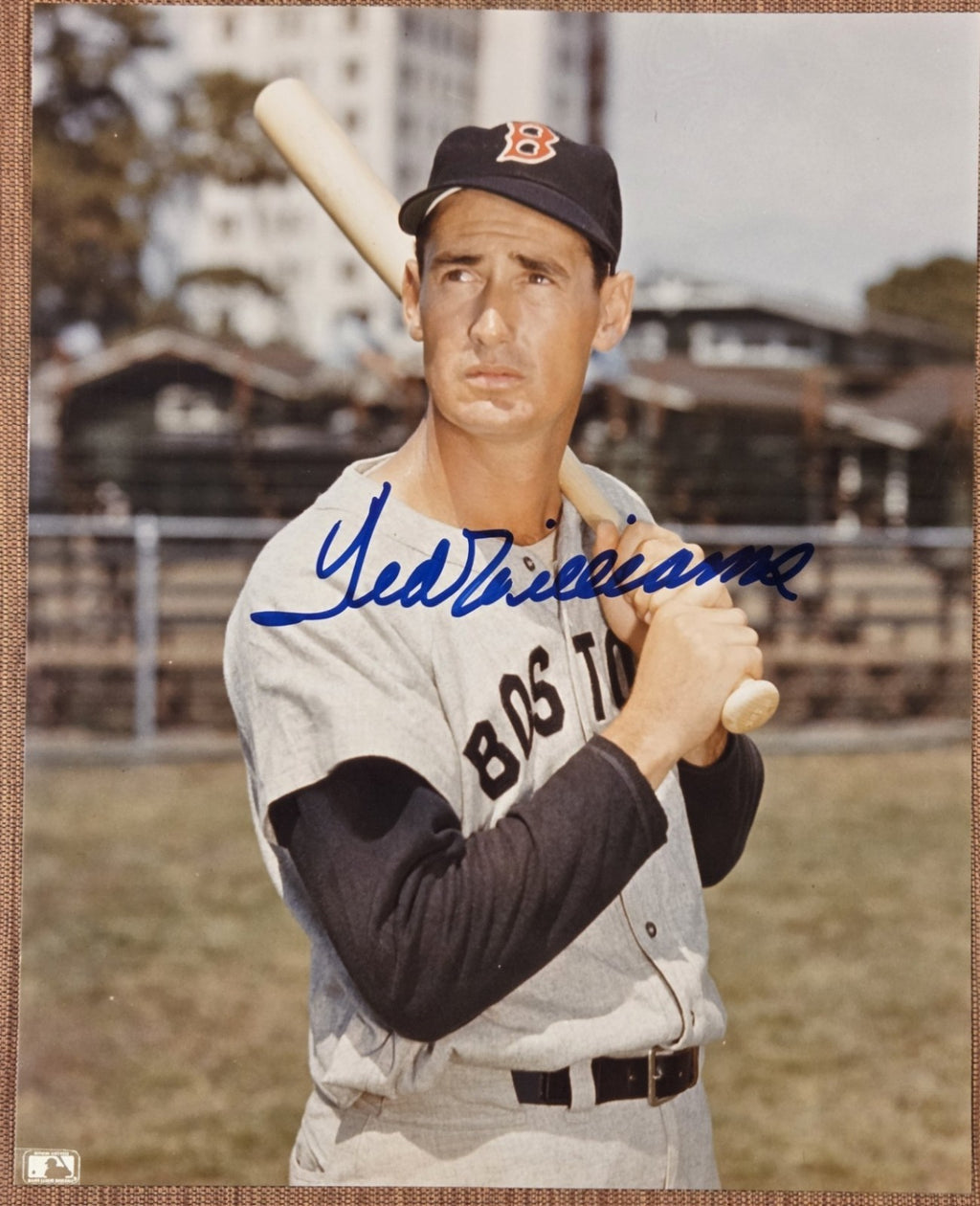 Ted Williams AUTO 8 x 10 Boston Red Sox Baseball Signed Photo JSA X15077 HOF0