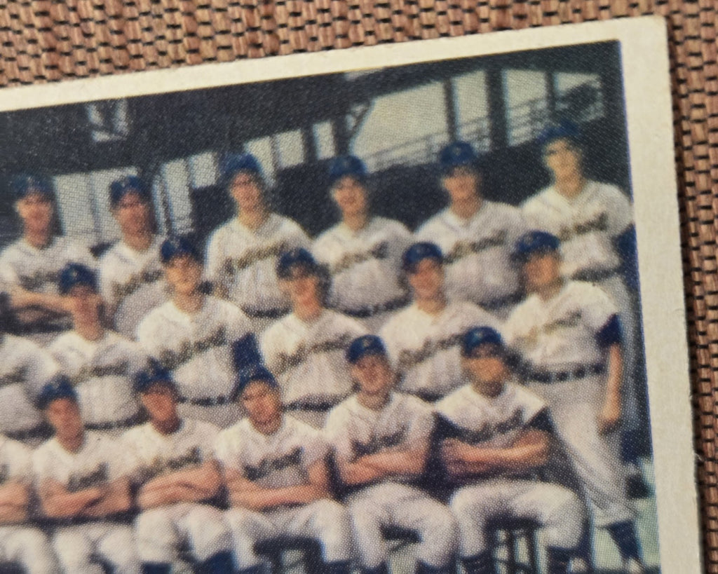 1956 Topps #213 Detroit Tigers Baseball Card Al Kaline Kuenn Bunning Lary Fox2