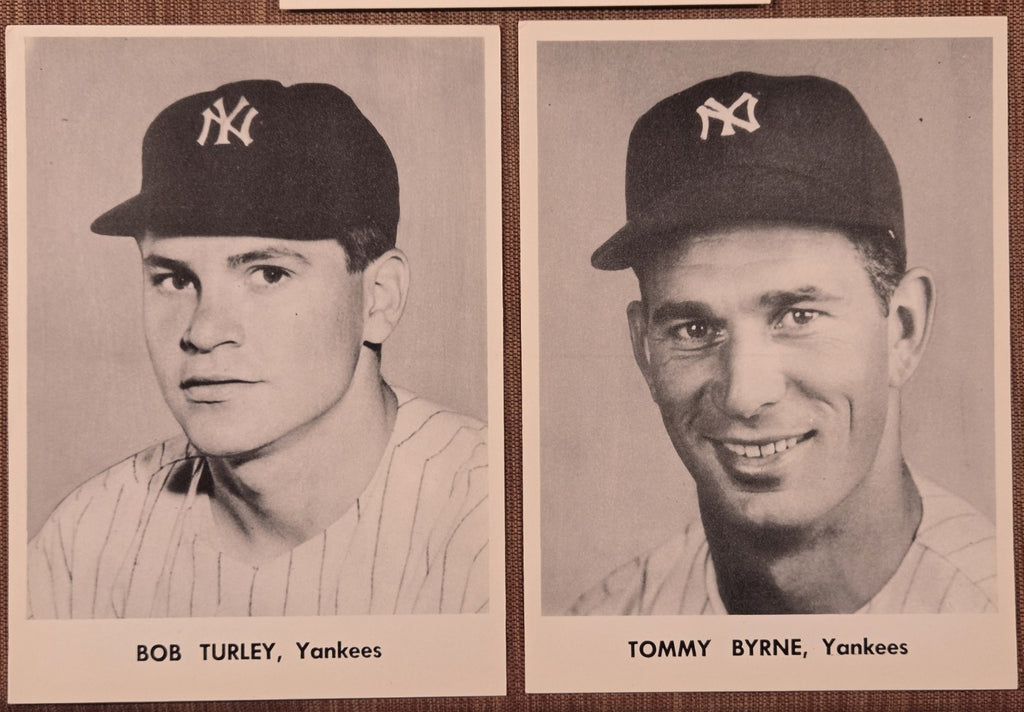 1955 New York Yankees Picture Pack Whitey Ford Bob Turley Byrne 5 x 7 Photos2