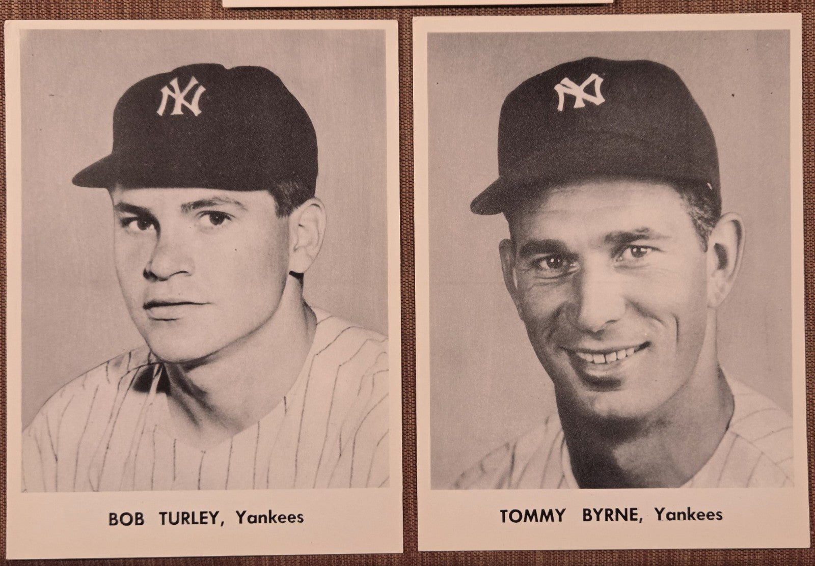 1955 New York Yankees Picture Pack Whitey Ford Bob Turley Byrne 5 x 7 Photos2
