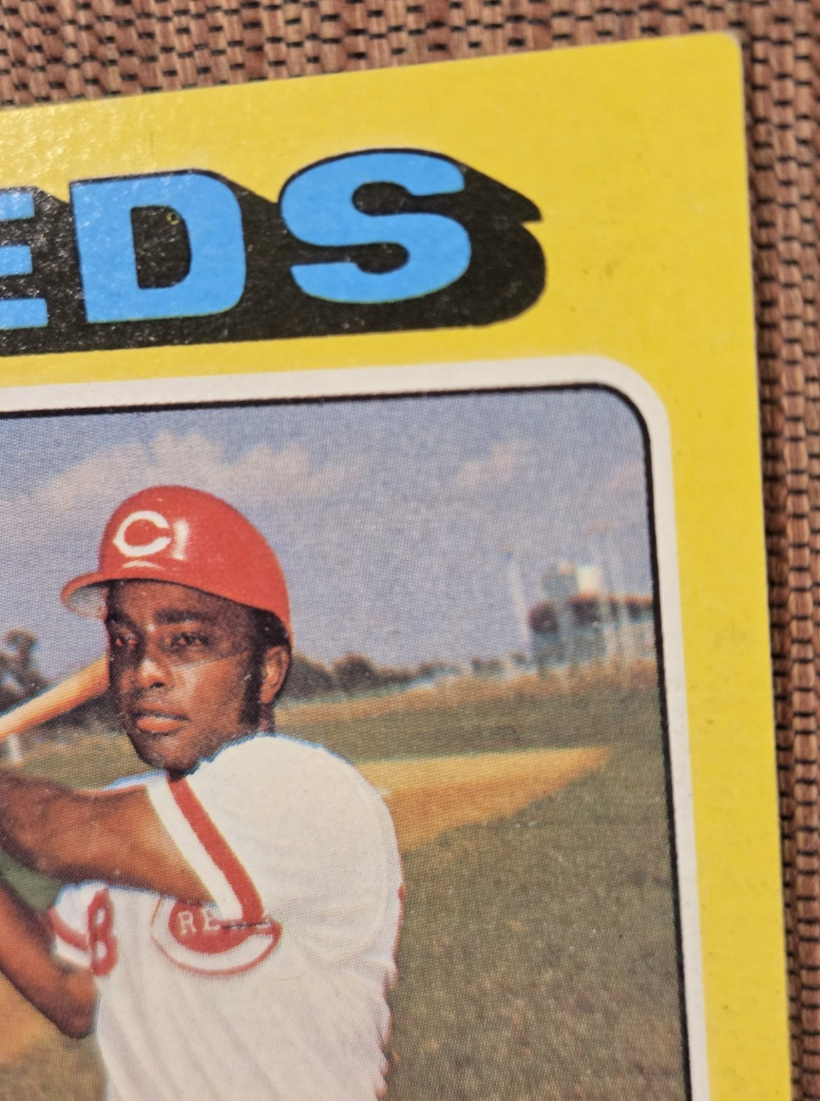 1975 Topps #180 Joe Morgan Cincinnati Reds Vintage Original Baseball Card HOF2